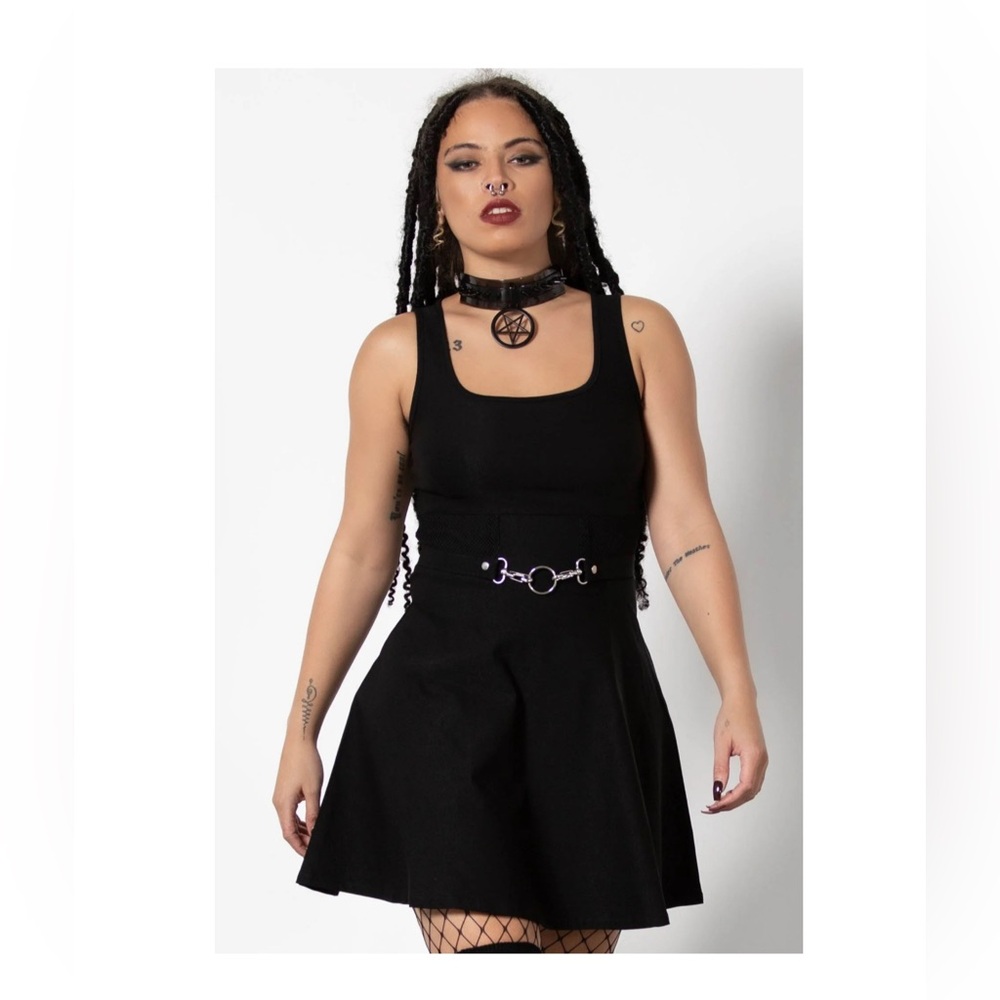 Killstar thunderstruck O ring dress